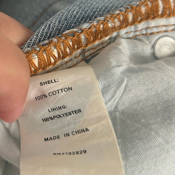 Superdown Dylan Straight Denim Jeans Vintage Blue High Waist size 26 100% cotton - Picture 11 of 12